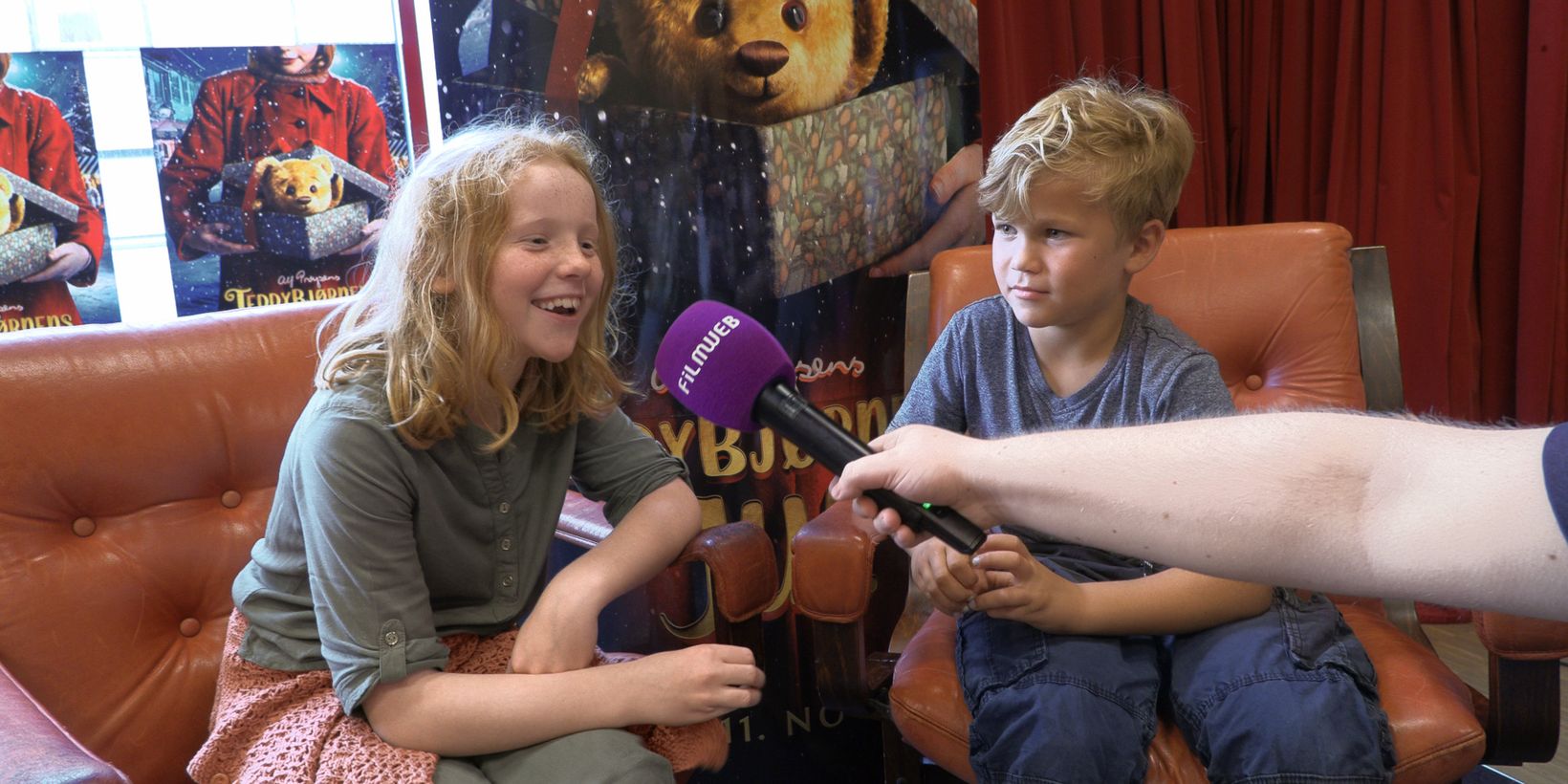 Vi møtte barna fra Teddybjørnens jul