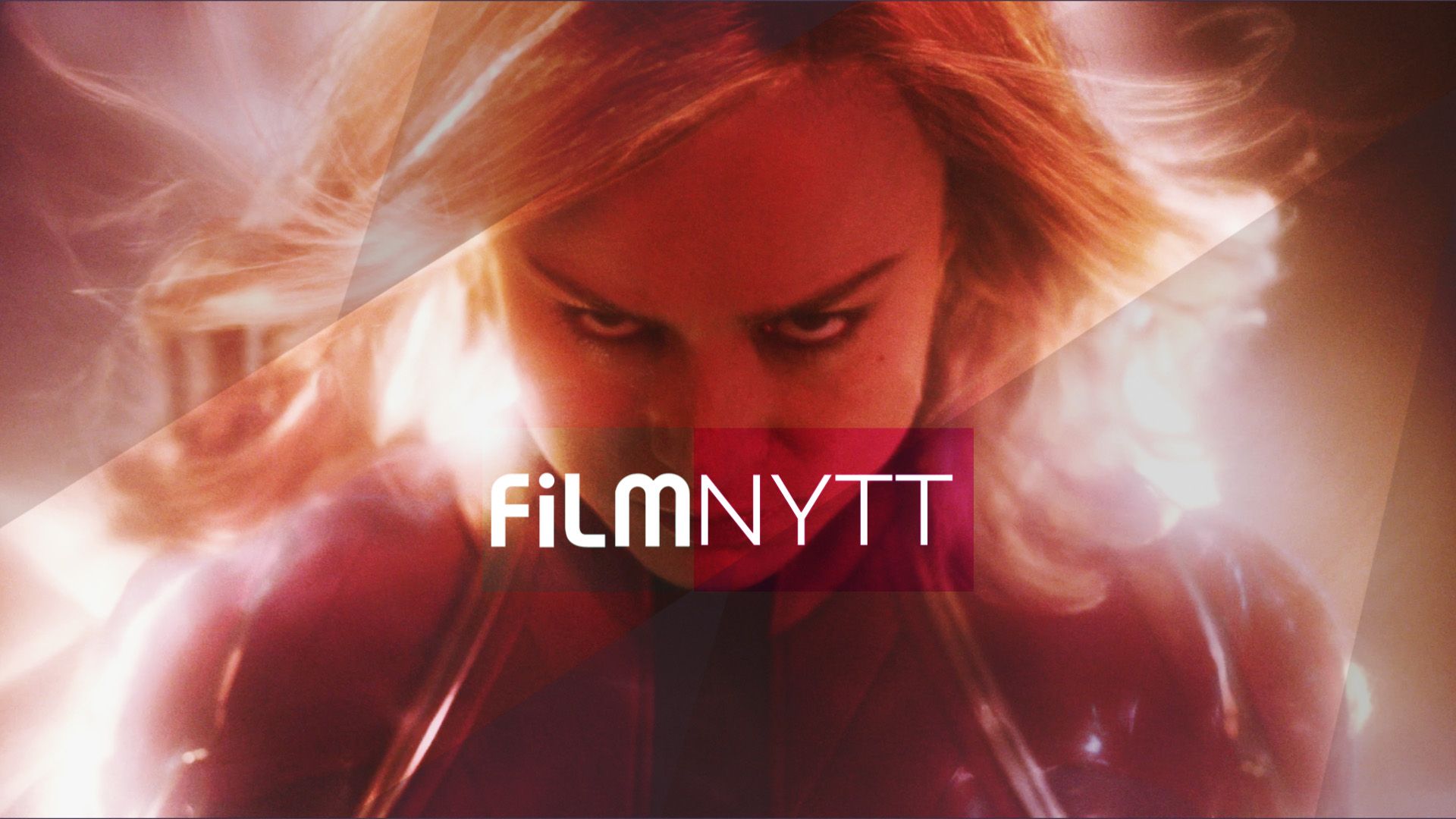 Captain Marvel i introen til Filmnytt