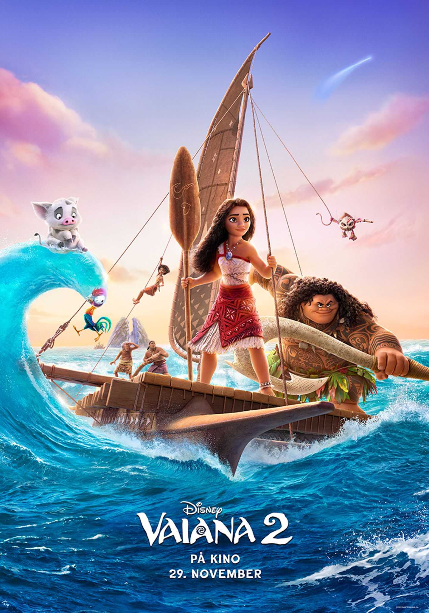 Plakat for 'Vaiana 2'