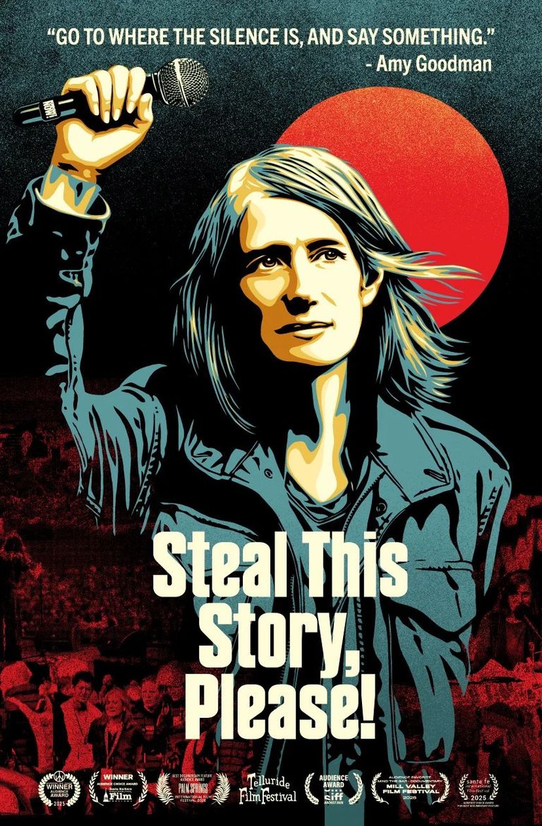 Plakat for 'Steal This Story, Please!'