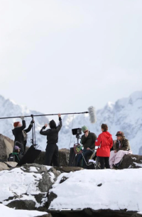 Plakat for 'Studentfilmer fra Filmkunstskolen i Kabelvåg'