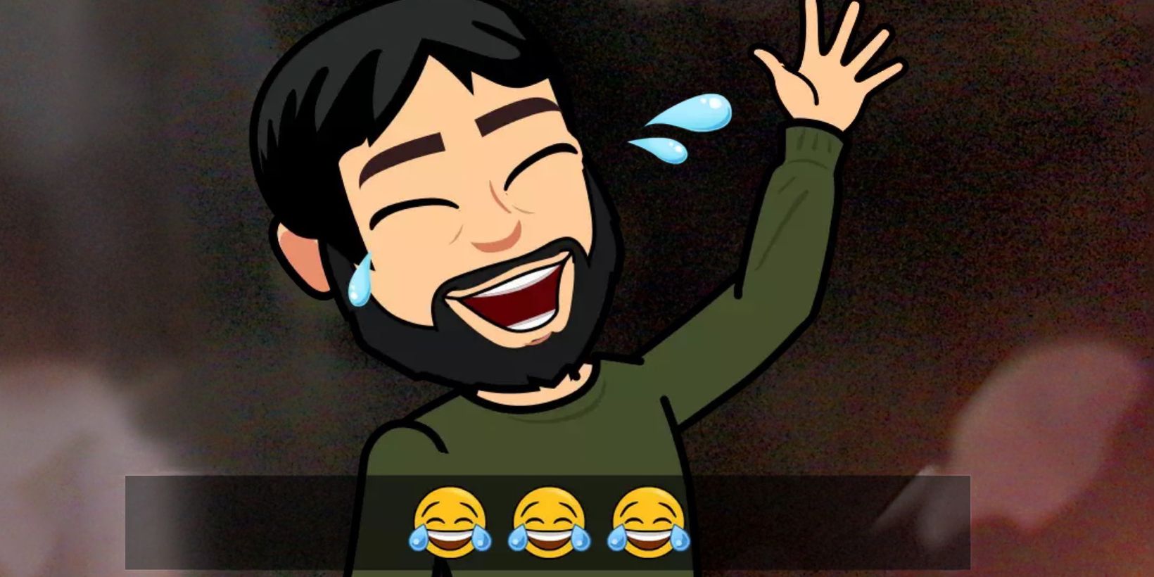 Bitmoji TV, representert av Hermans bitmoji