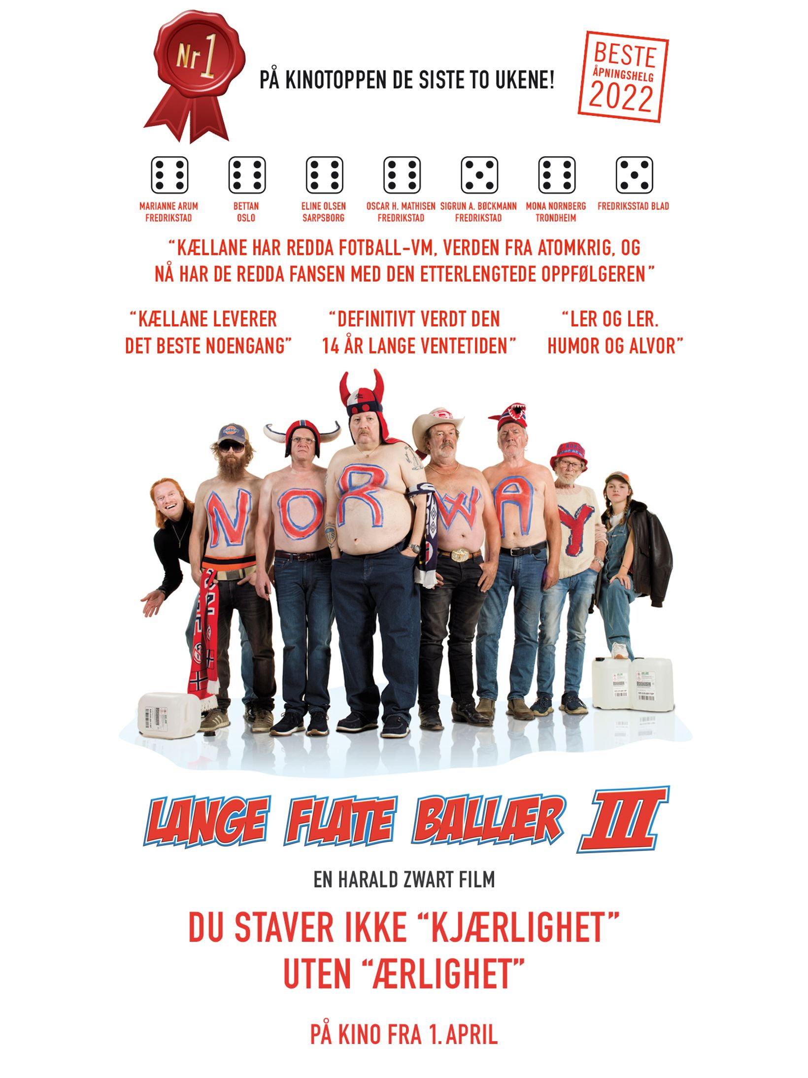 Plakat for 'Lange flate ballær III'