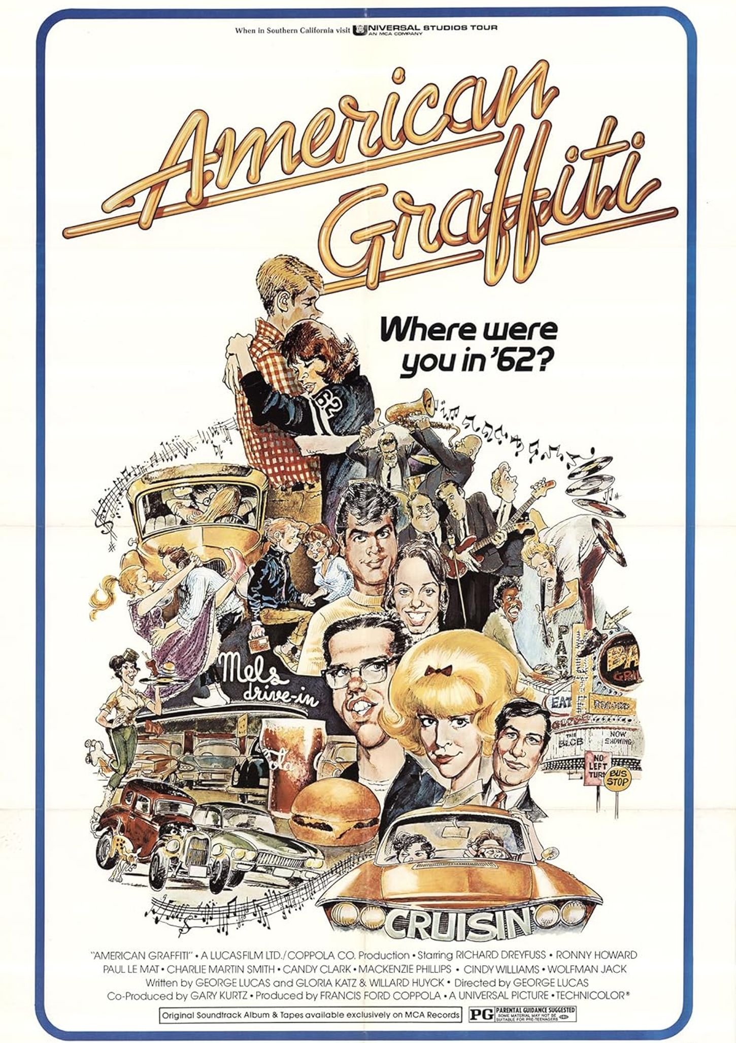 Plakat for 'American Graffiti'