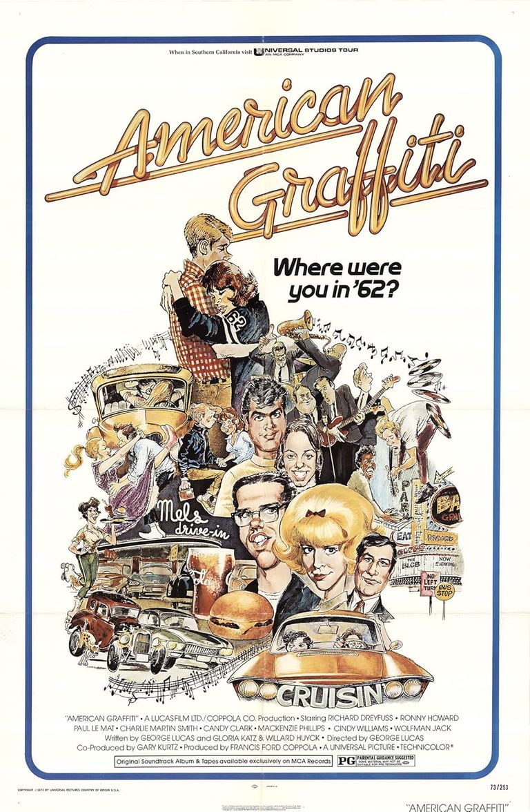 Plakat for 'American Graffiti'