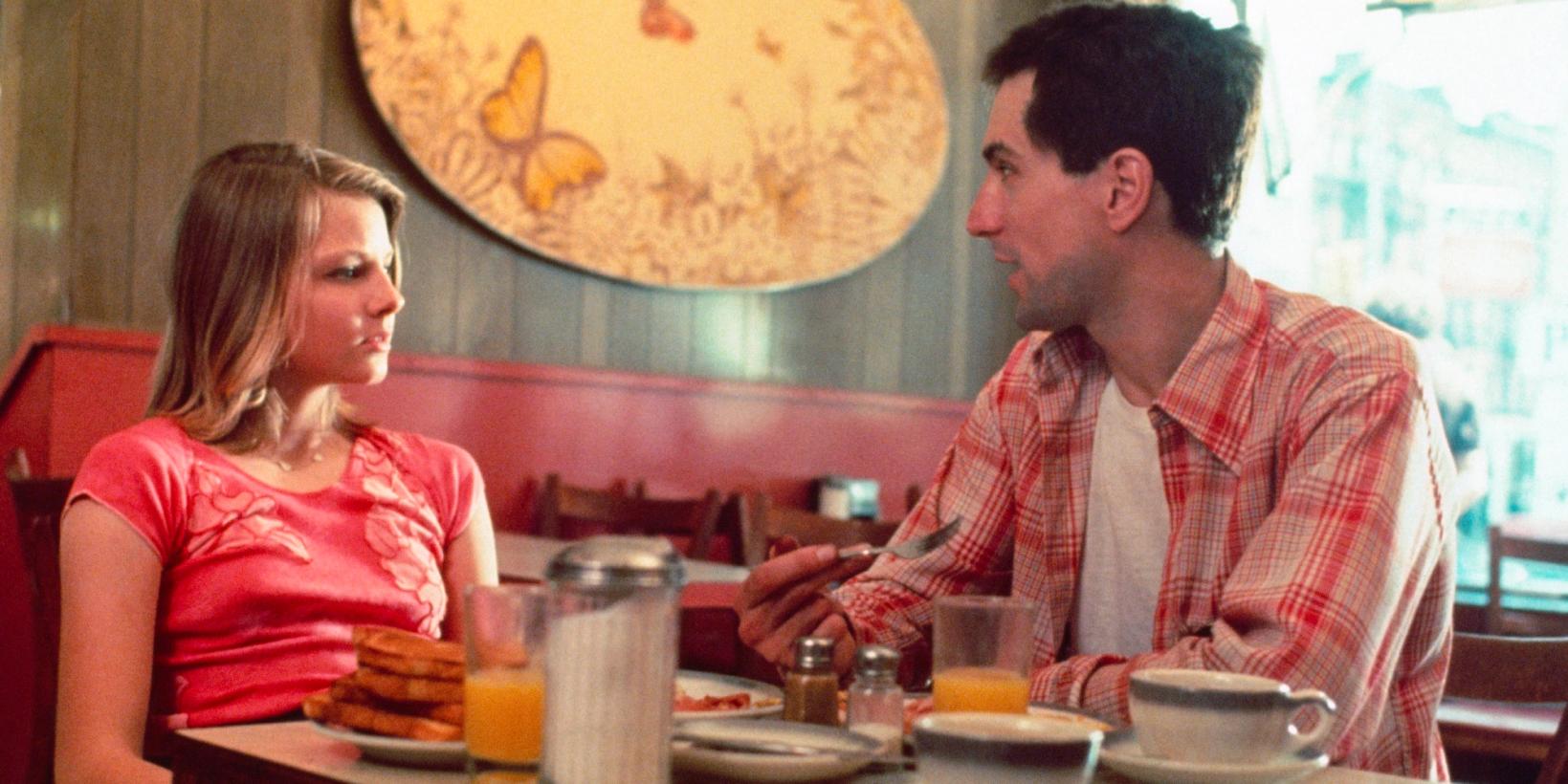 Jodie Foster og Robert De Niro i Taxi Driver