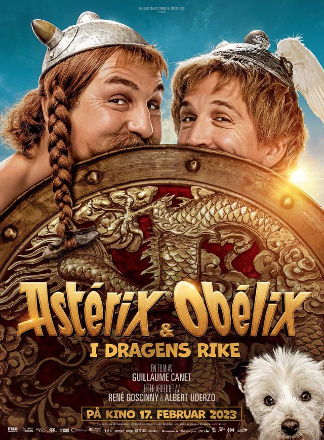 Plakat for 'Asterix & Obelix i Dragens Rike'