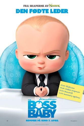 Plakat for 'The Boss Baby (3D, norsk tale) 4DX'