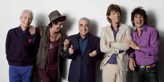 Rolling Stones og Martin Scorsese i forbindelse med Shine a Light