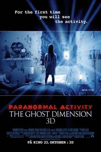 Plakat for 'Paranormal Activity: The Ghost Dimension (3D)'