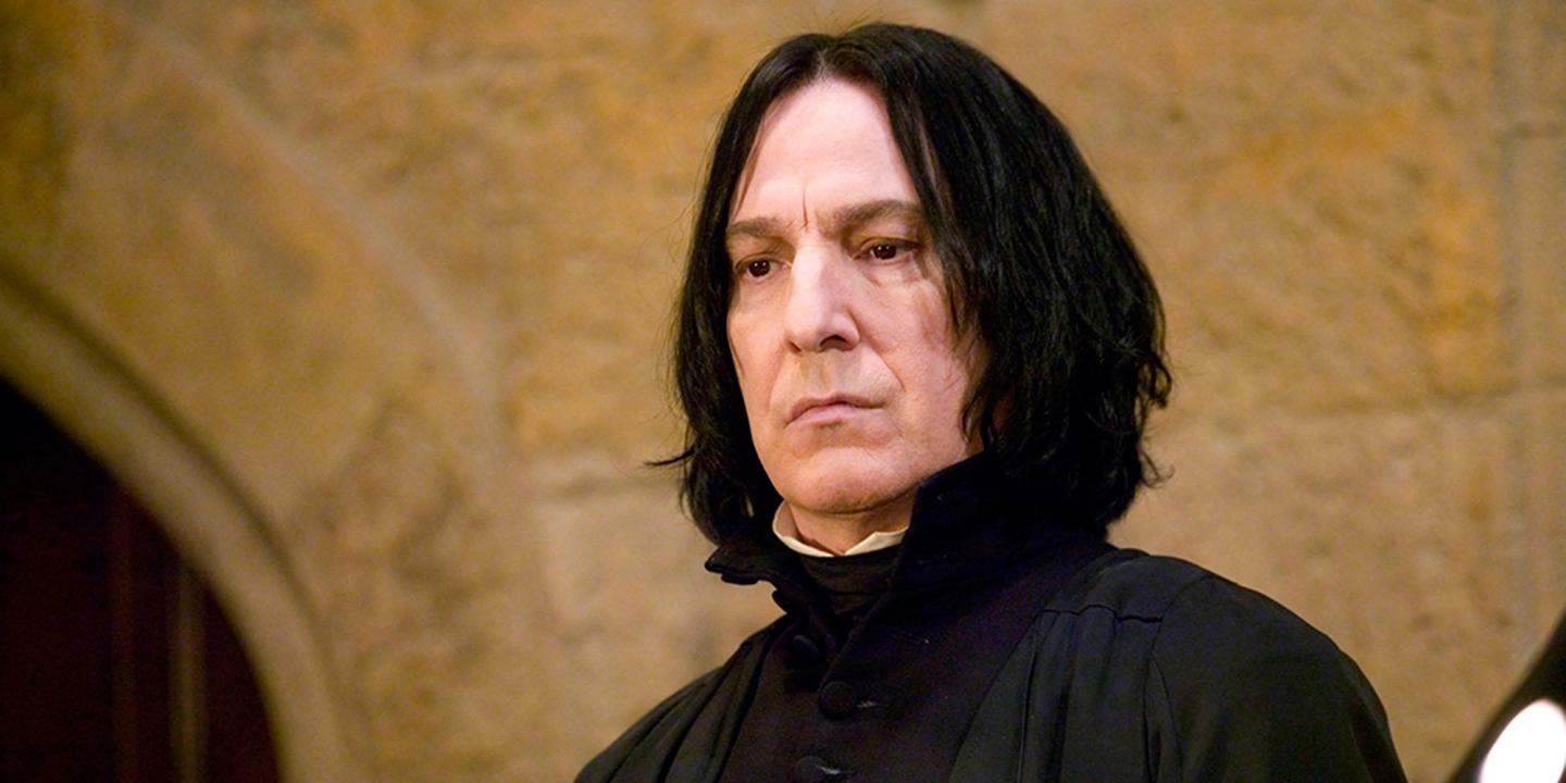 Alan Rickman som Severus Slur i Harry Potter