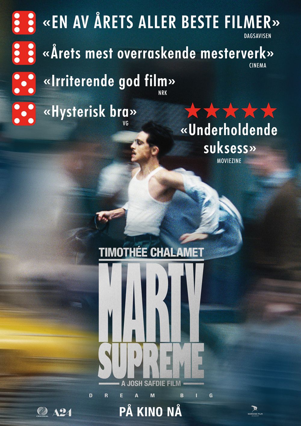 Plakat for 'Marty Supreme'