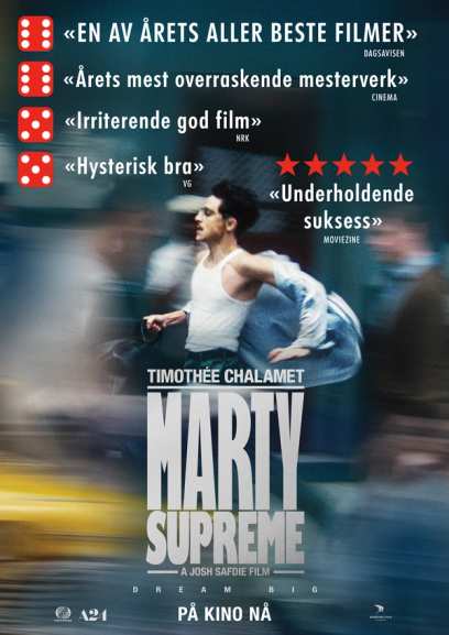 Plakat for 'Marty Supreme'