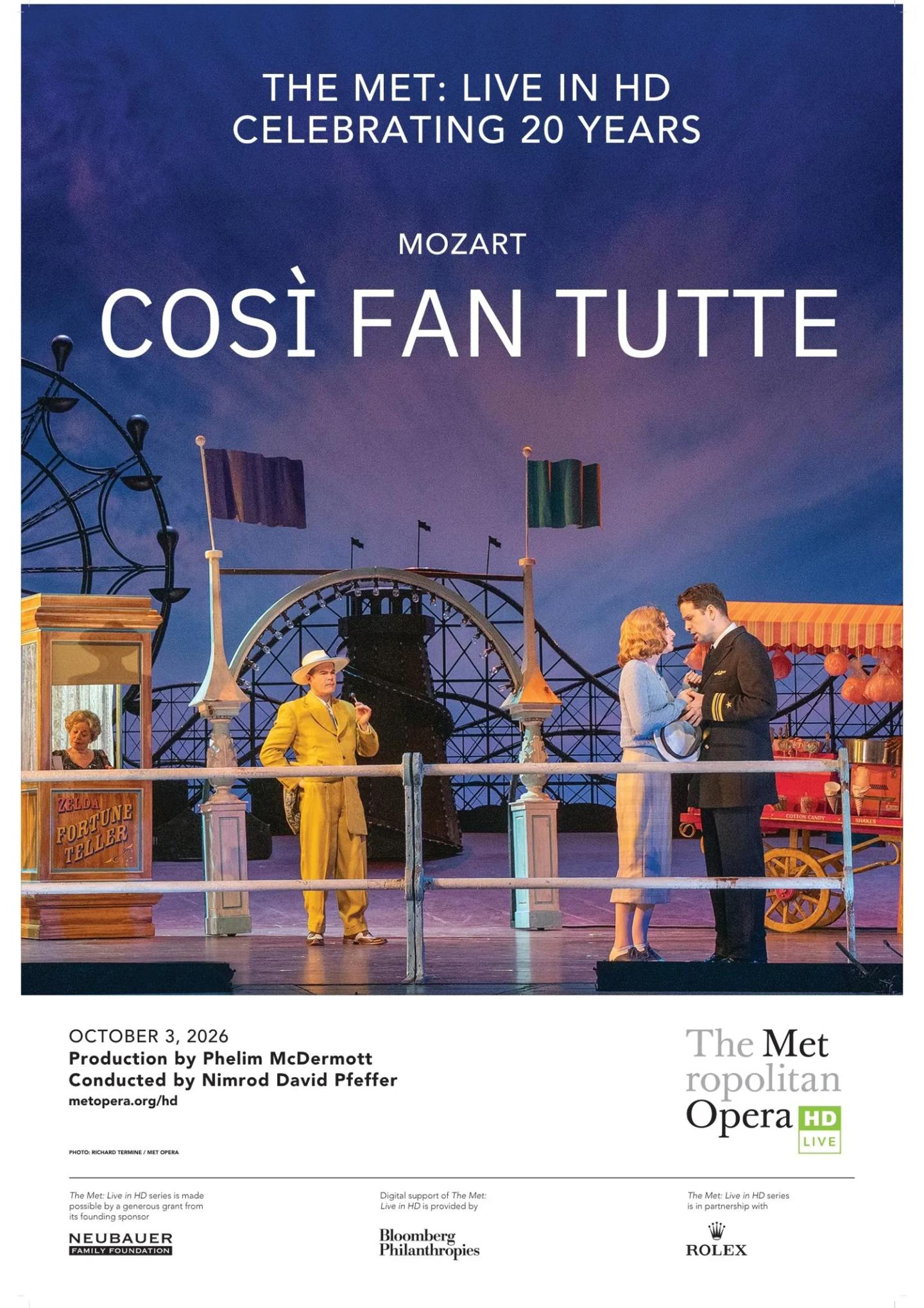 The Met Opera: COSÌ FAN TUTTE (Mozart)