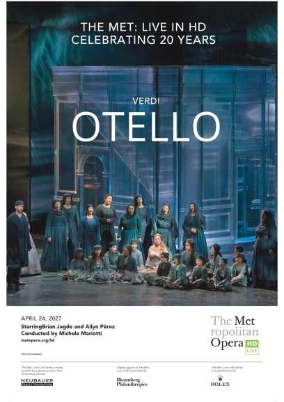Plakat for 'The Met Opera: OTELLO (Verdi)'