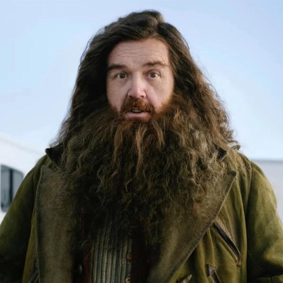 Nick Frost og Robbie Coltrane