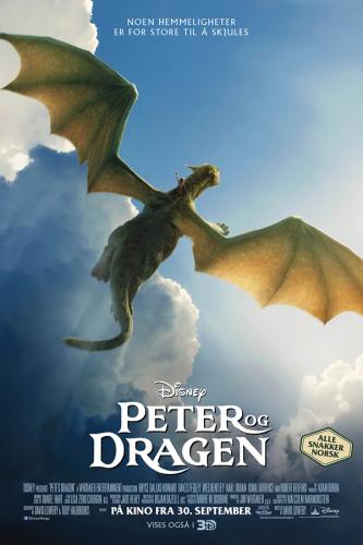 Plakat for 'Peter og Dragen 3D (norske stemmer)'