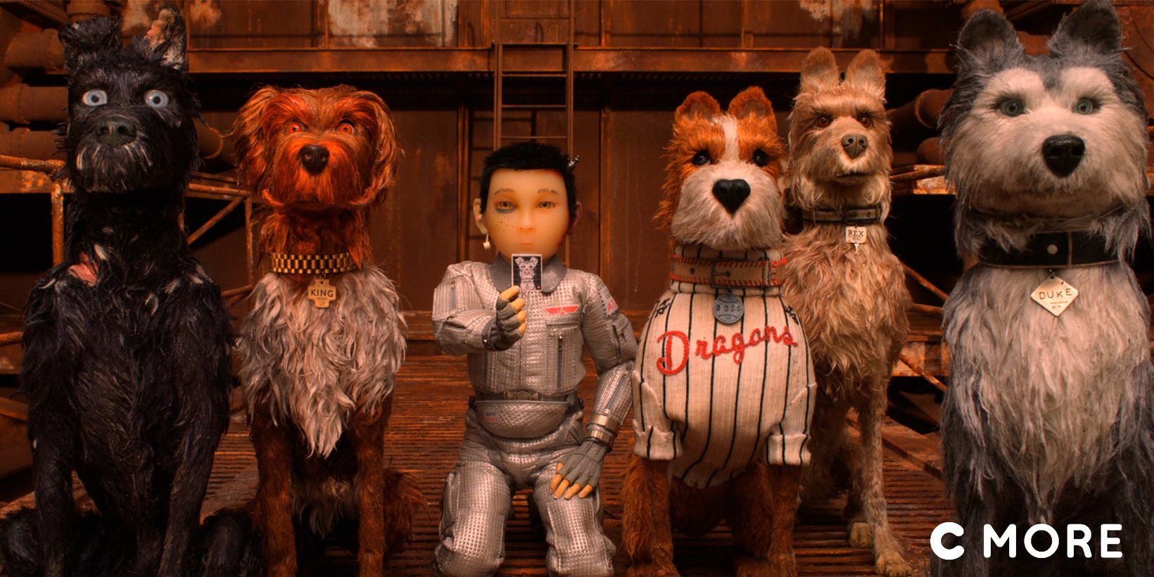 Isle of Dogs med CMore-logo