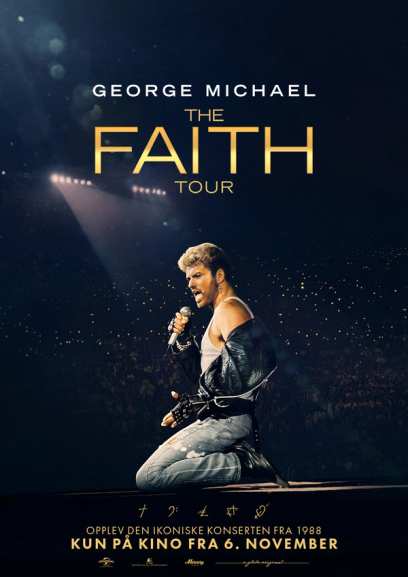 Plakat for 'George Michael: The Faith Tour'