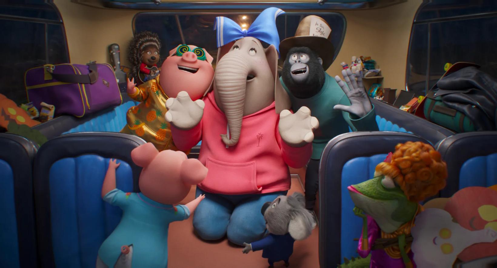 a group of stuffed animals