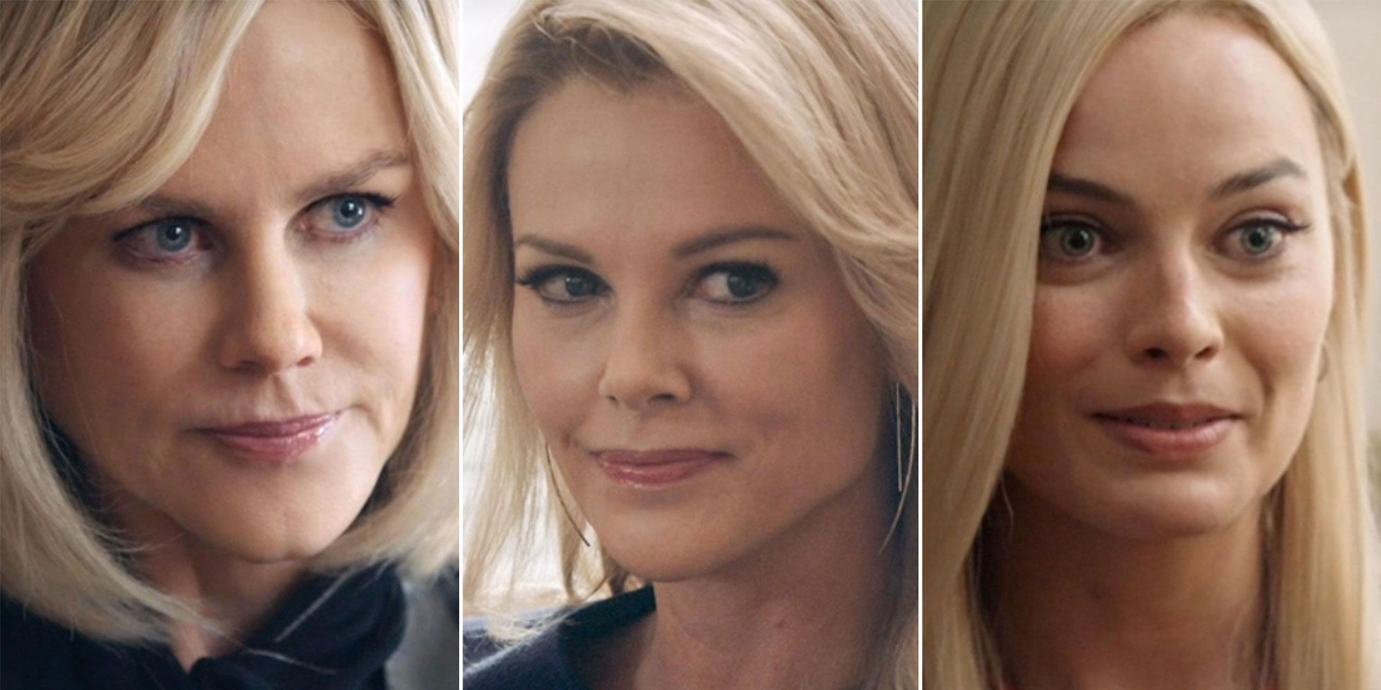 Nicole Kidman, Charlize Theron og Margot Robbie i Bombshell