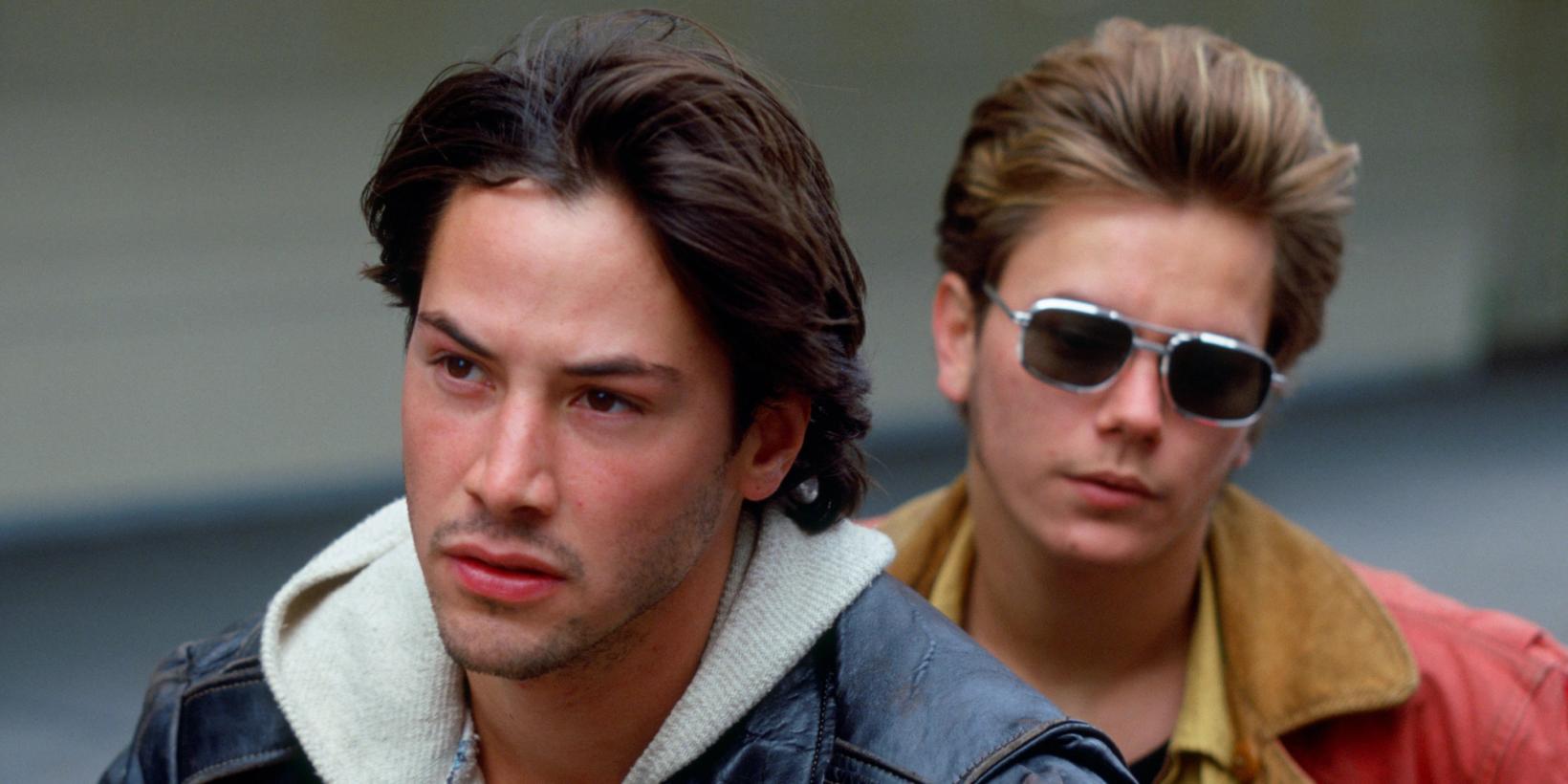 Keanu Reeves og River Phoenix i My Own Private Idaho/I drift mot Idaho