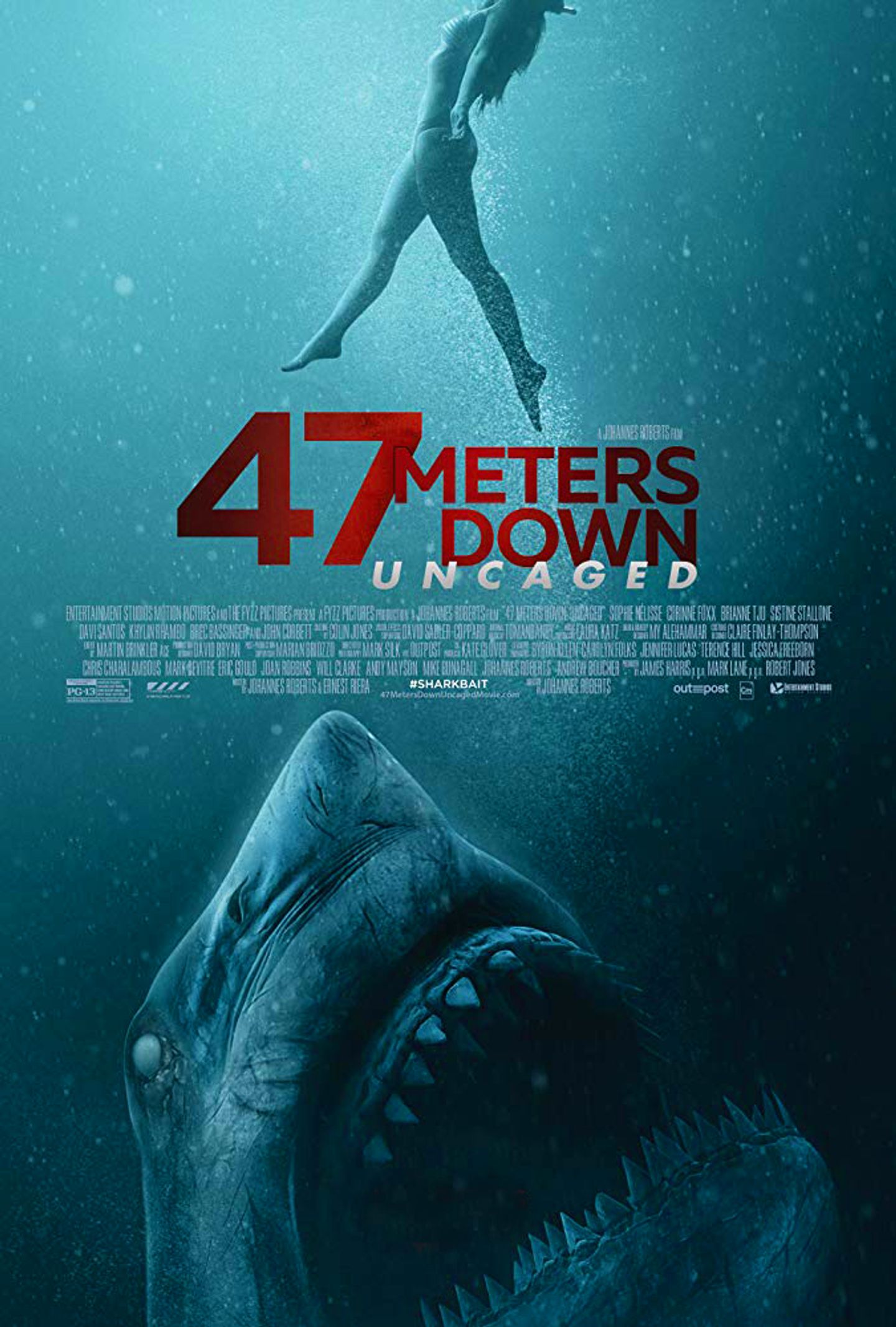 Plakat for '47 Meters Down: Uncaged'