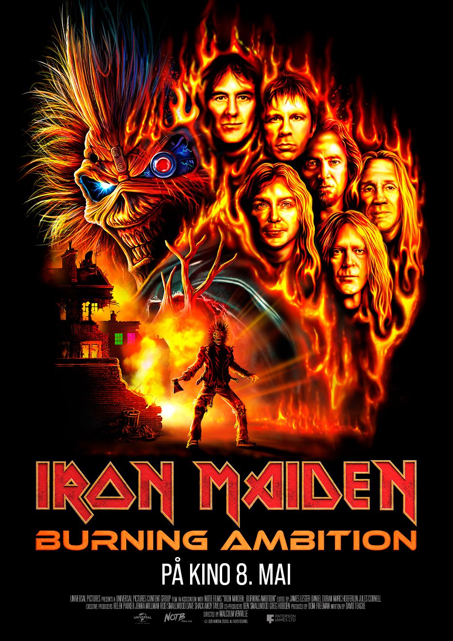 Plakat for 'Iron Maiden: Burning Ambition'