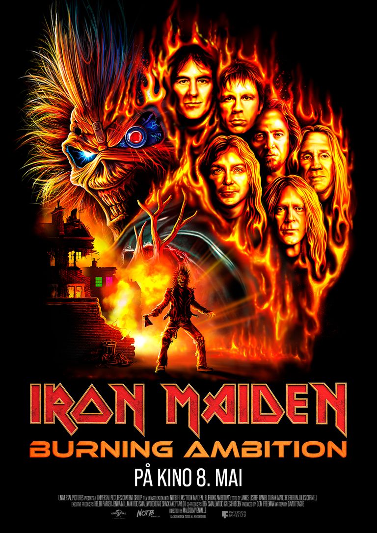 Plakat for 'Iron Maiden: Burning Ambition'