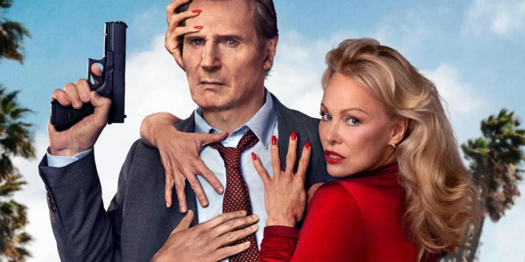 Liam Neeson og Pamela Anderson i The Naked Gun
