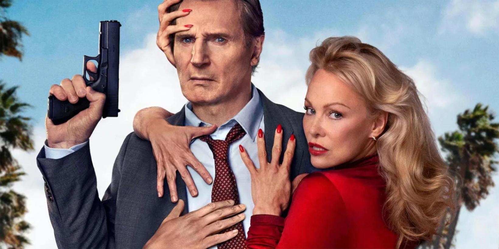 Liam Neeson og Pamela Anderson i The Naked Gun