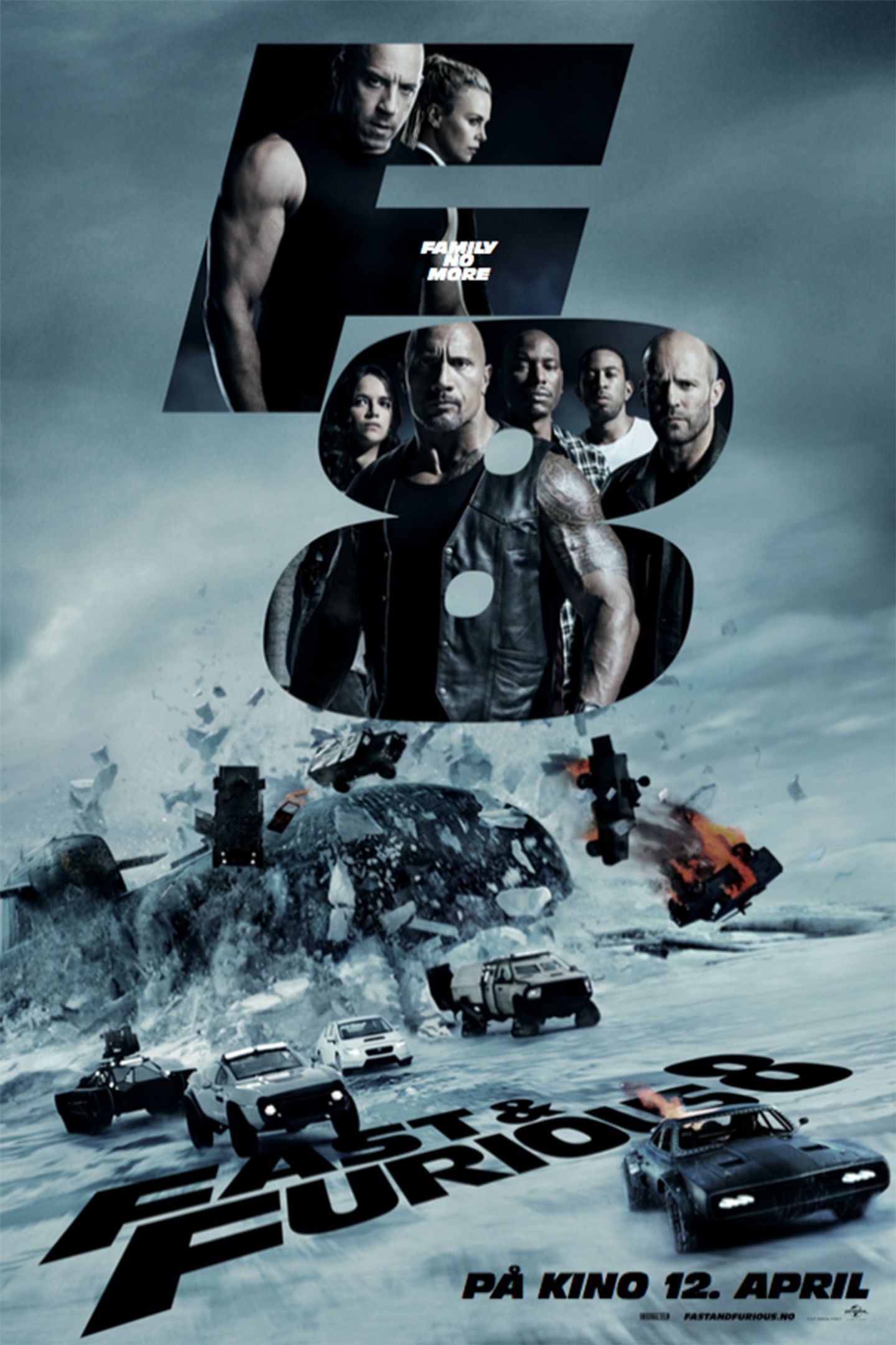 Plakat for 'Fast & Furious 8'