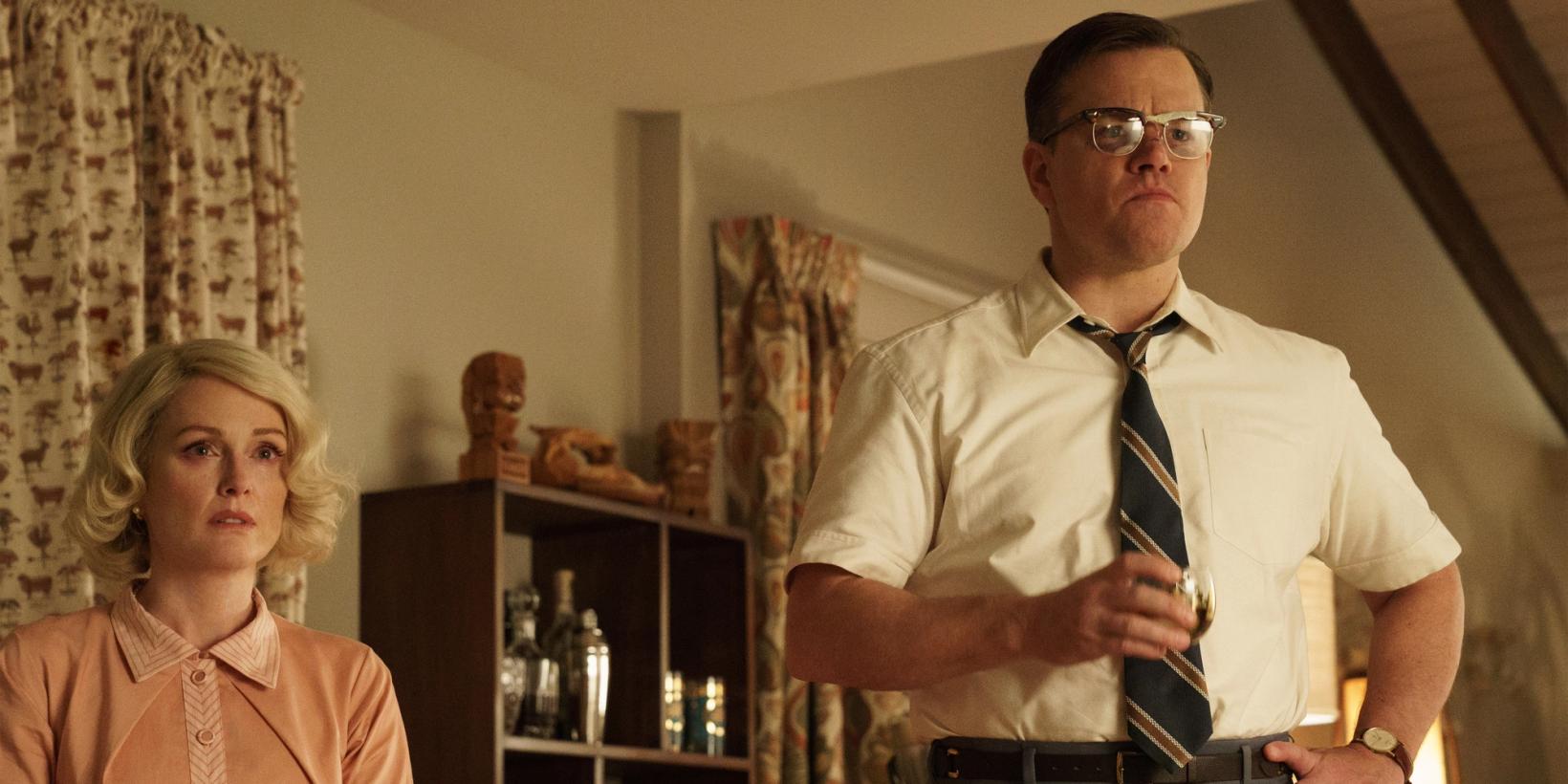 Julianne Moore og Matt Damon i Suburbicon