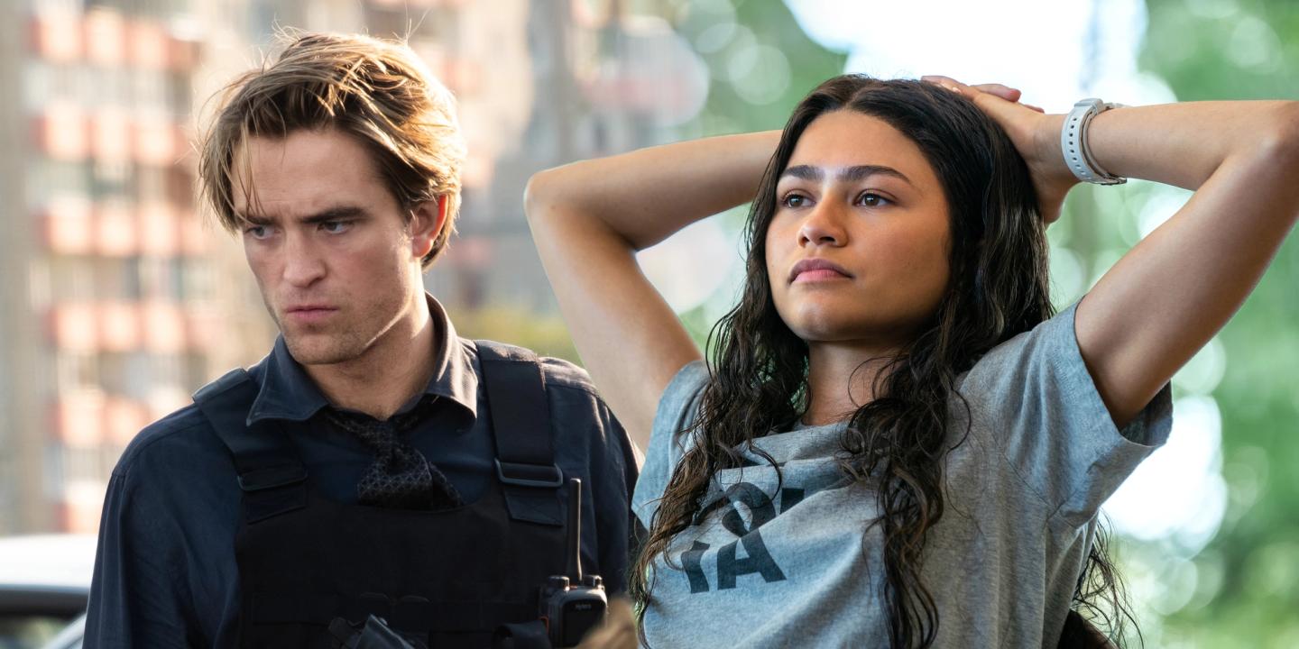 Illustrasjonsbilde: Robert Pattinson i Tenet og Zendaya i Challengers