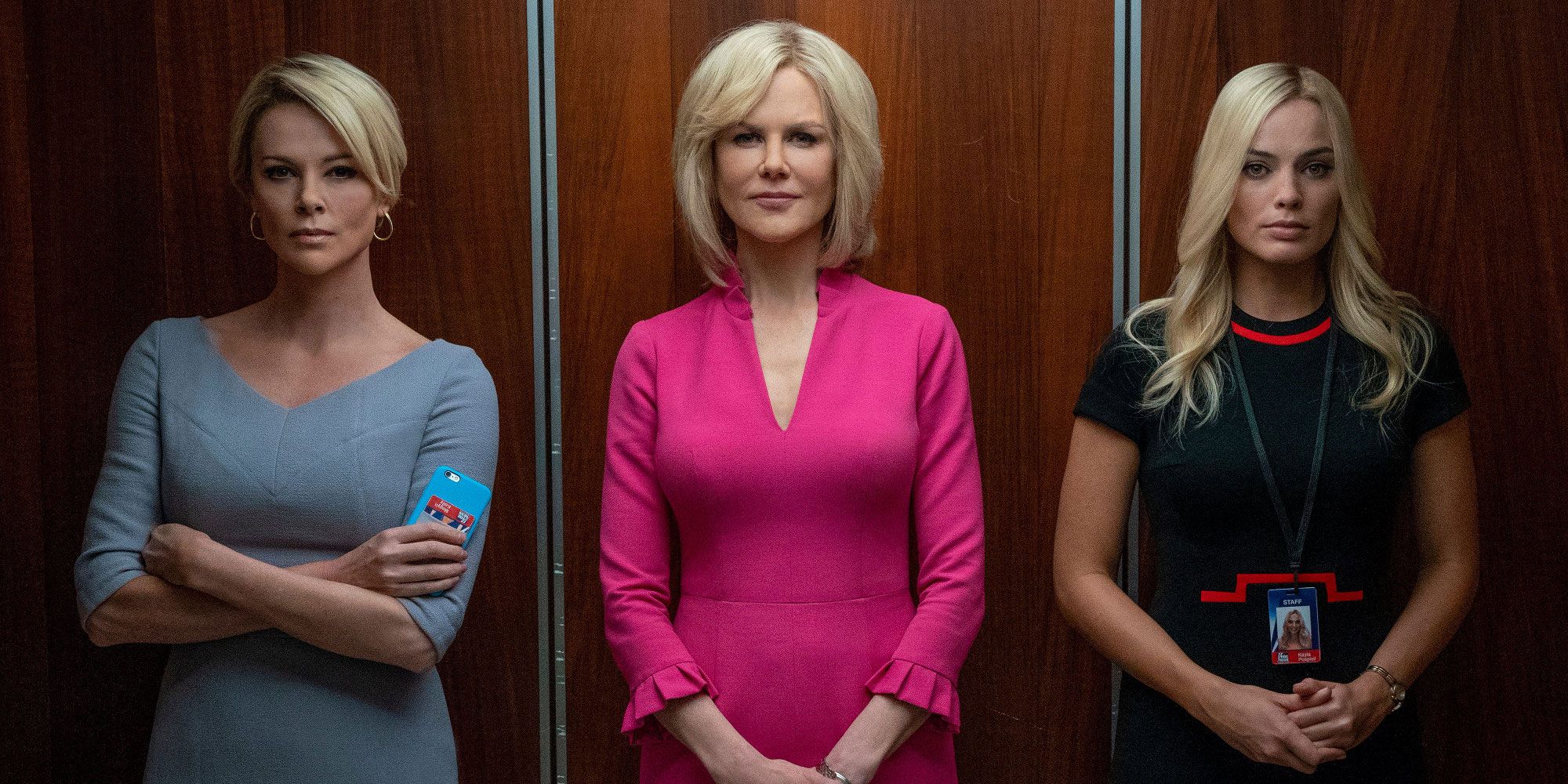 Charlize Theron, Nicole Kidman og Margot Robbie i Bombshell