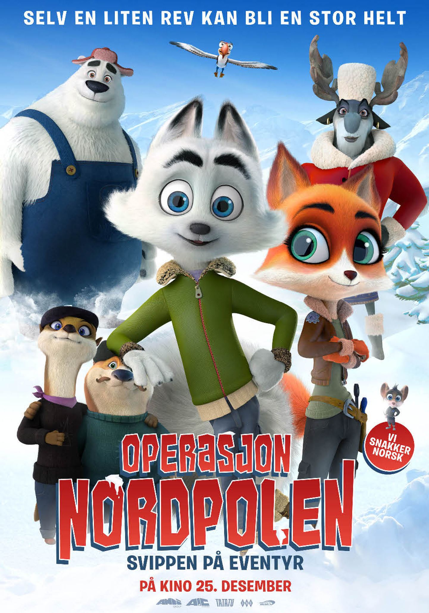 Plakat for 'Operasjon Nordpolen - Svippen på eventyr'
