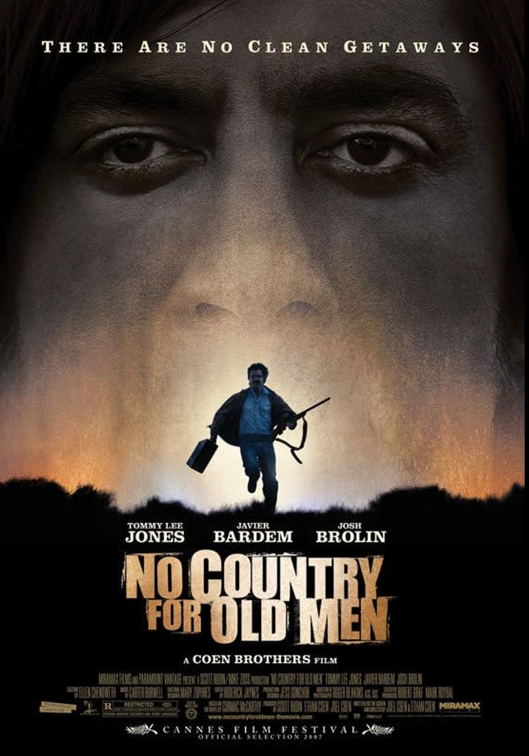Plakat for 'Grimstad Filmklubb: No Country for Old Men'