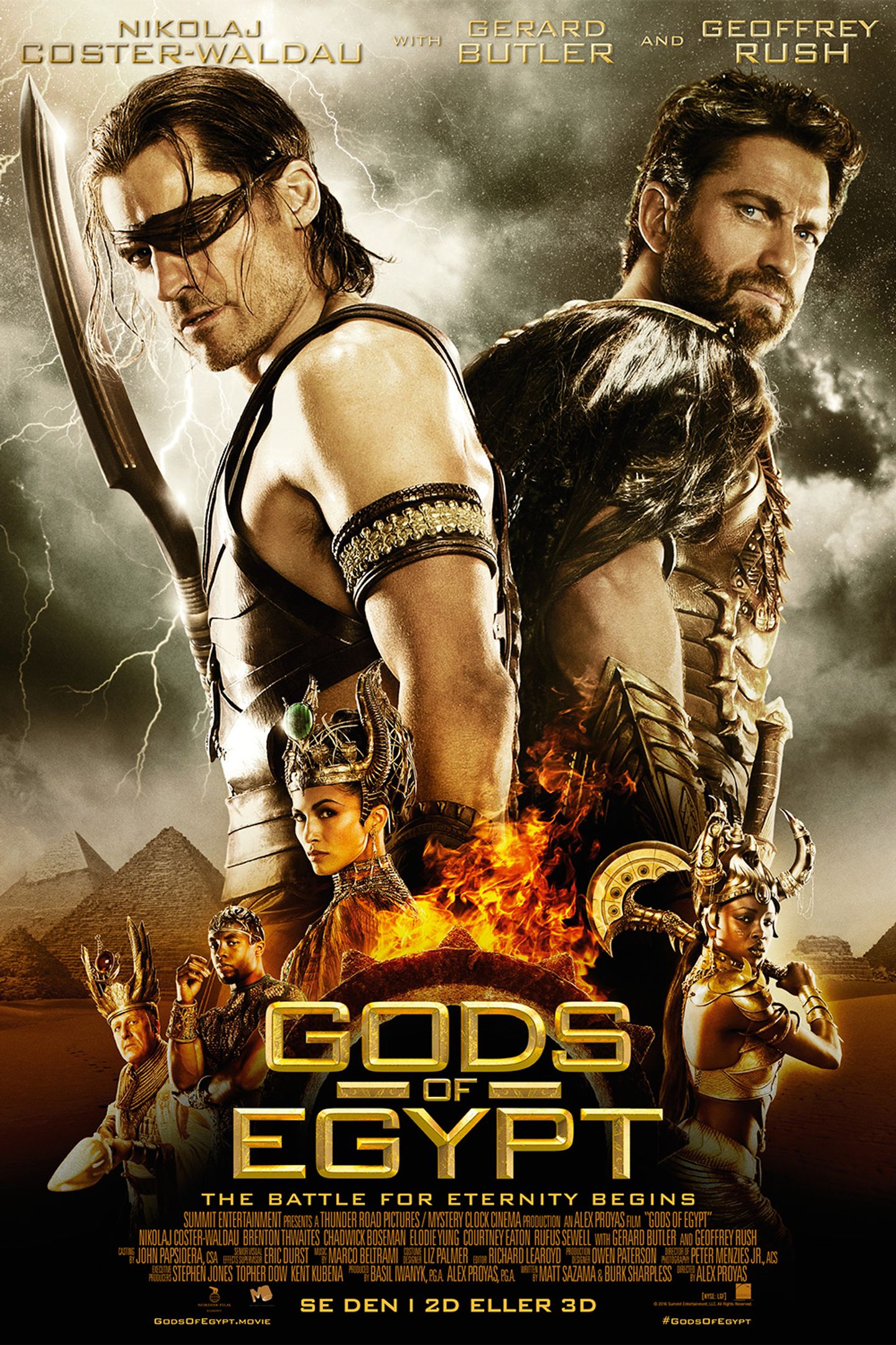 Plakat for 'Gods of Egypt (3D)'