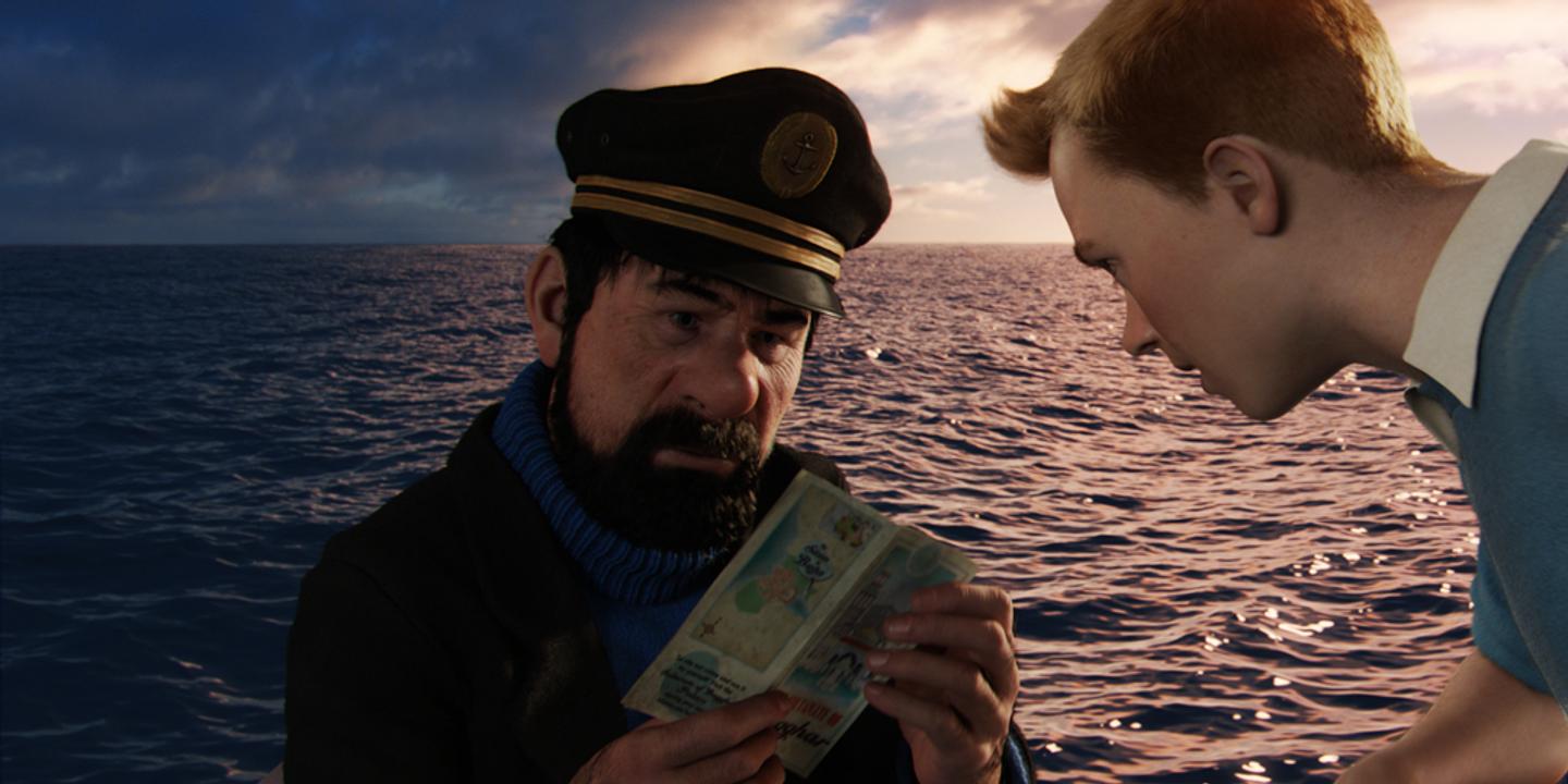 Stillbilde fra På eventyr med Tintin: Enhjørningens hemmelighet/The Adventures of Tintin
