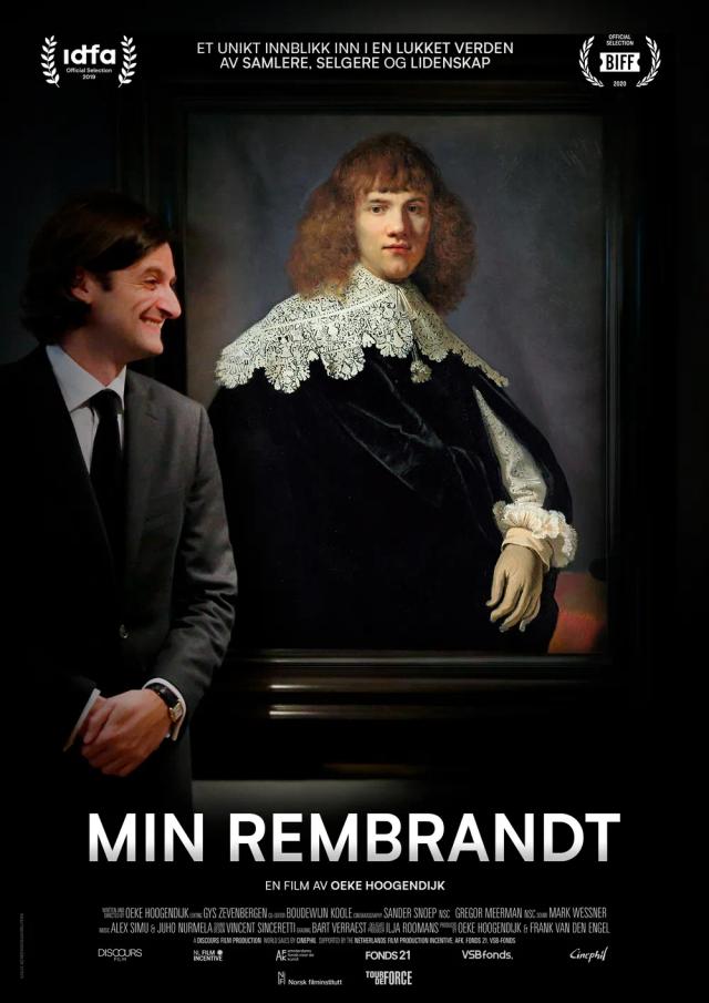 a man and a woman looking at a painting