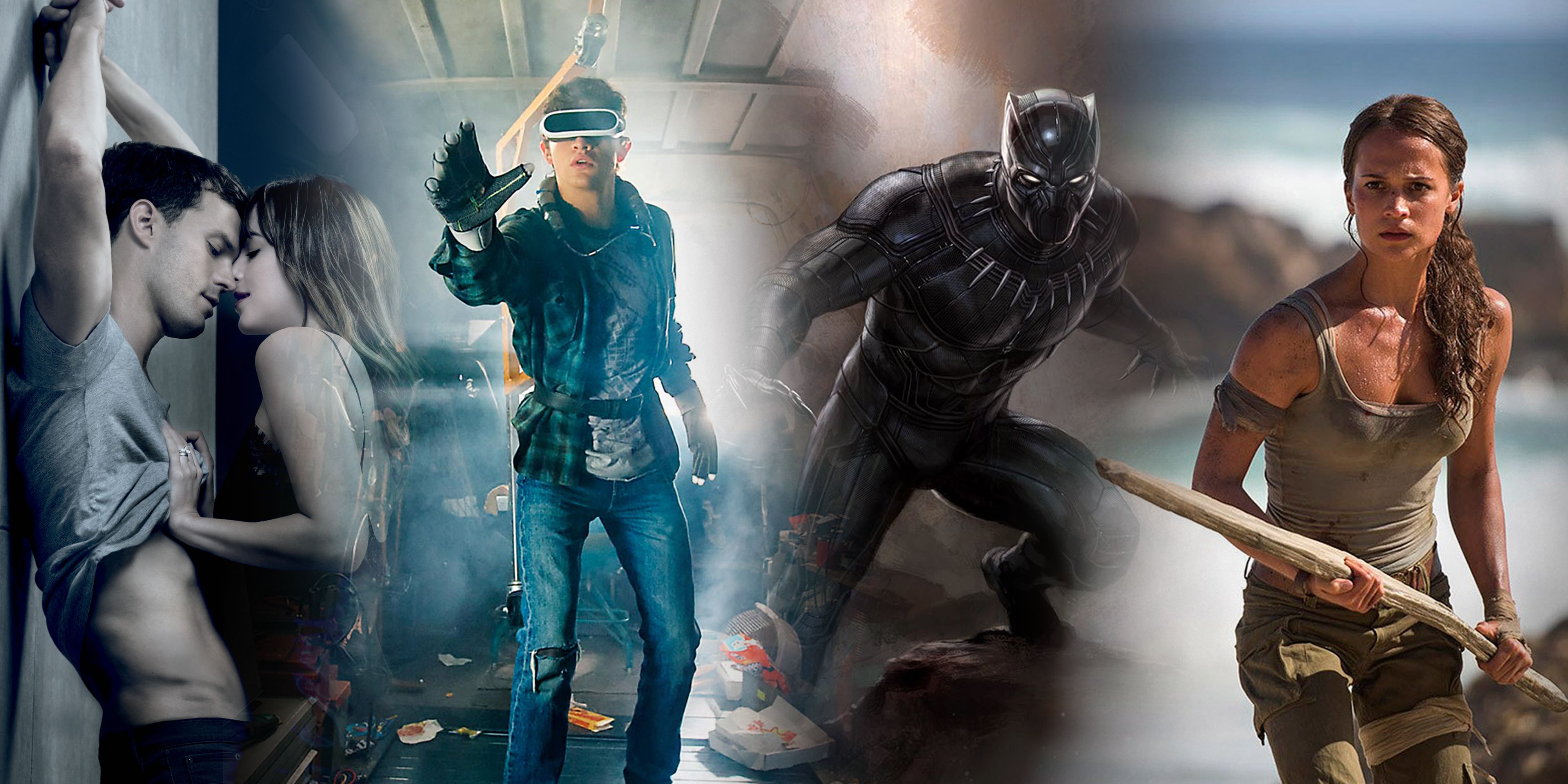 Fifty Shades Freed, Ready Player One, Black Panther og Tomb Raider (Vårens storfilmer 2018)