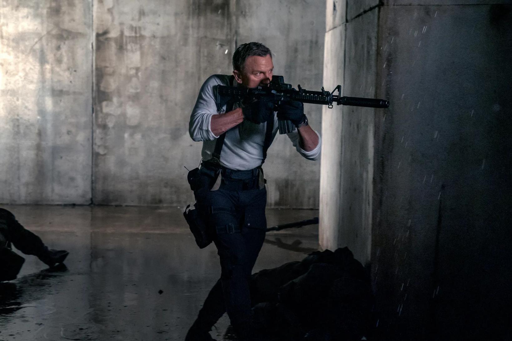 a man holding a gun