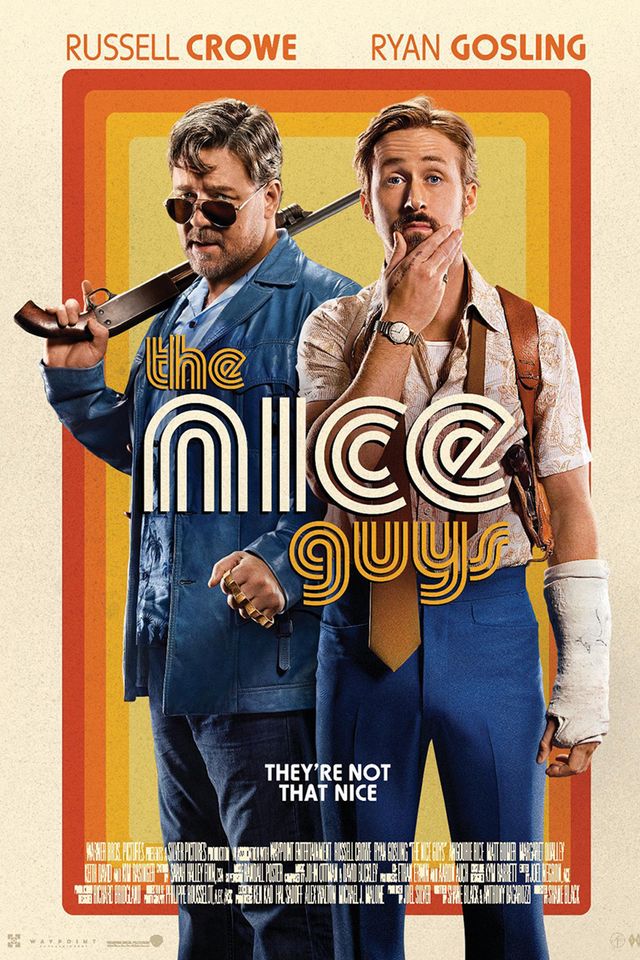 Ryan Gosling og Russell Crowe i The Nice Guys