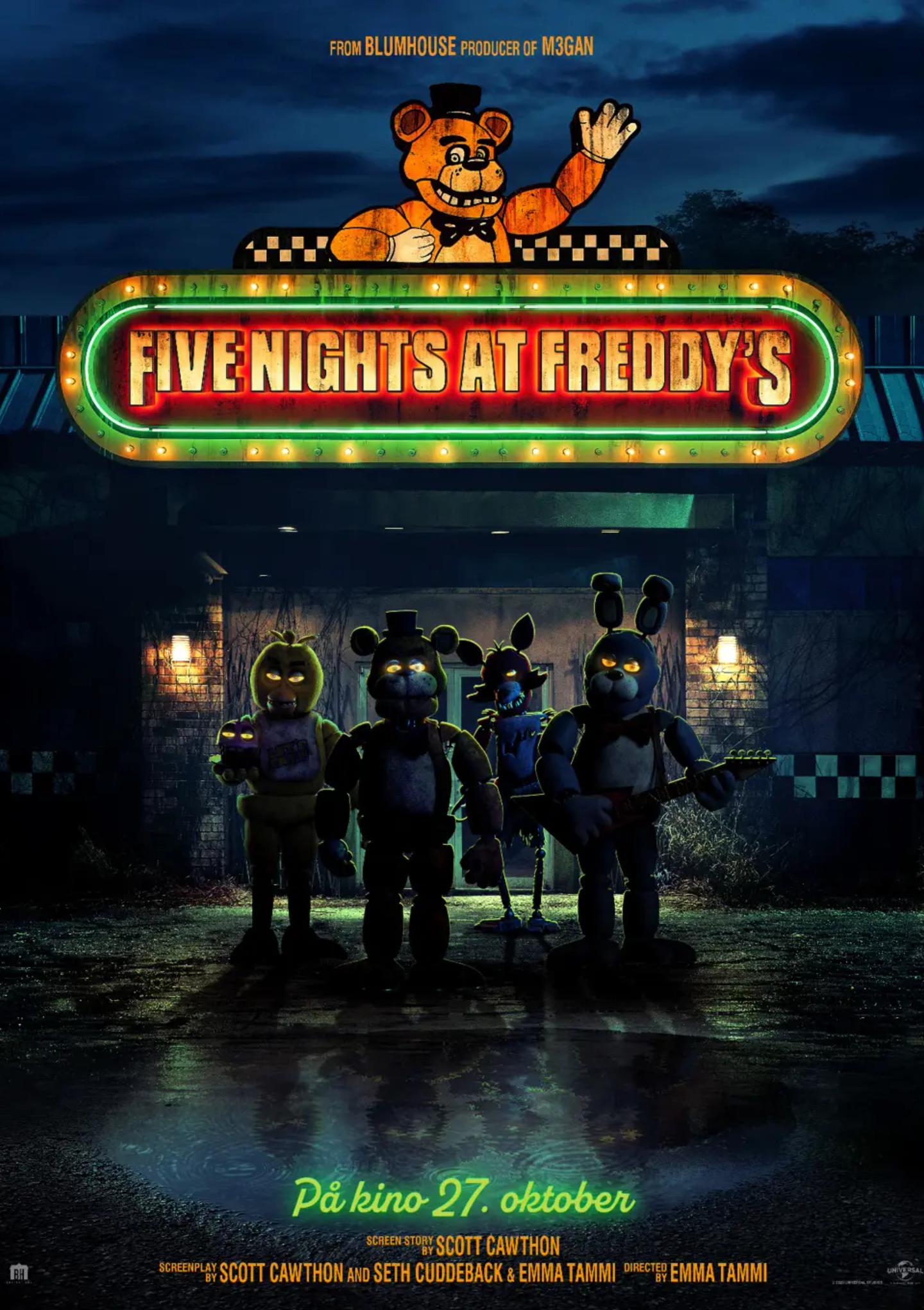 Plakat for 'Five Nights At Freddy's'