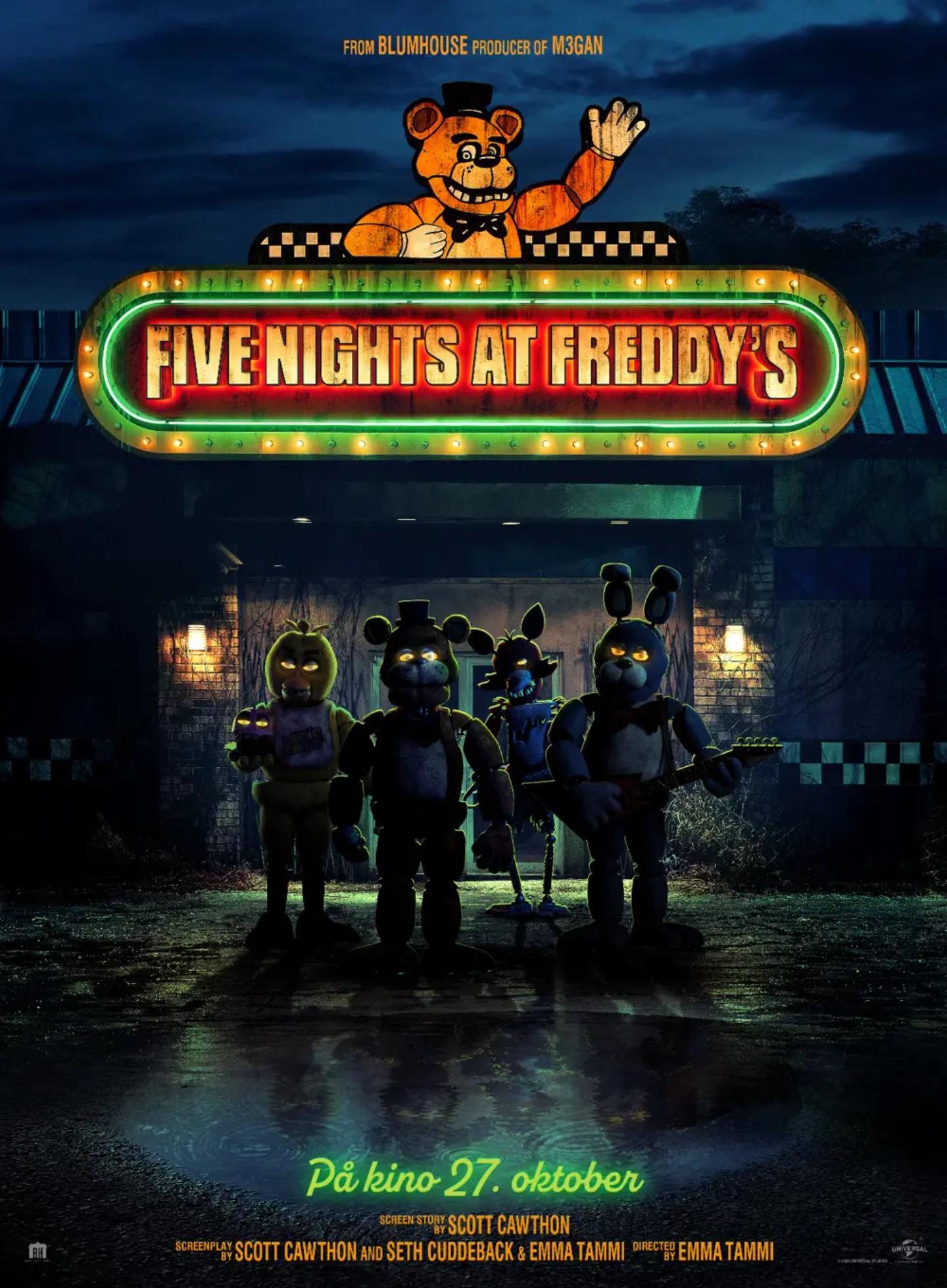 Plakat for 'Five Nights At Freddy's'