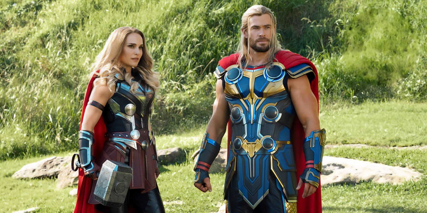 Nataie Portman og Chris Hemsworth i Thor: Love and Thunder