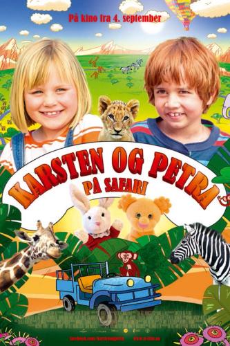 Plakat for 'Karsten og Petra på safari'