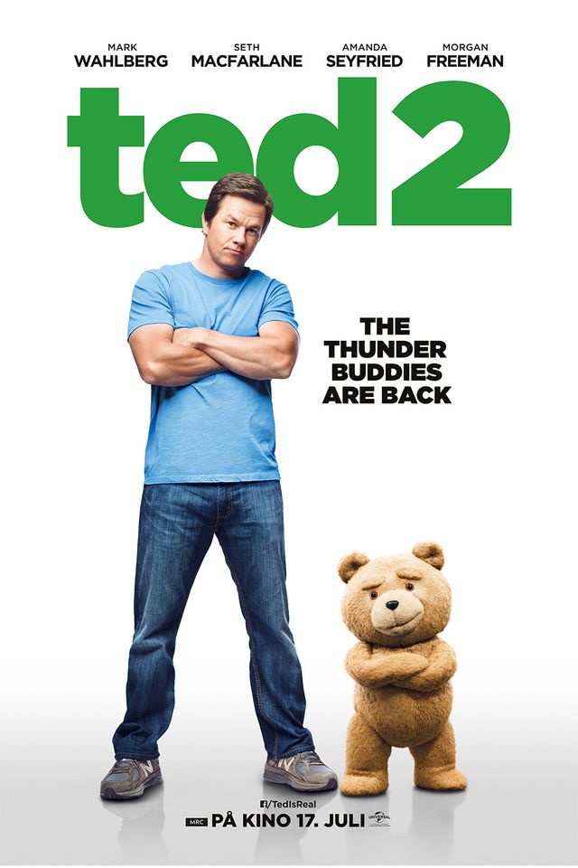 Amanda Seyfried og Mark Wahlberg i Ted 2