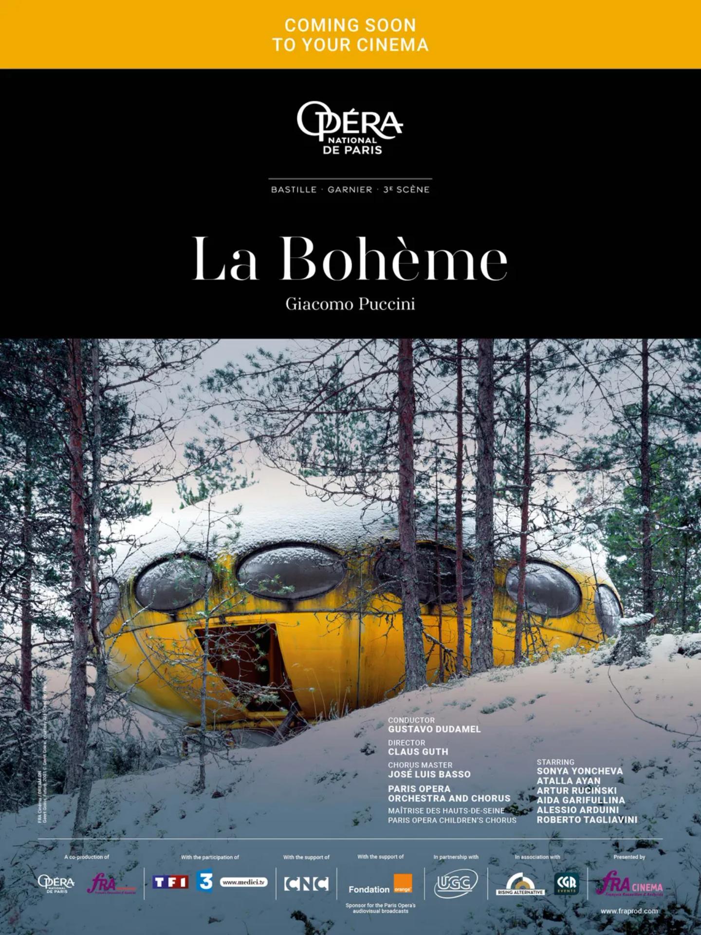 Plakat for 'La Bohème - Opera Paris 20/21'