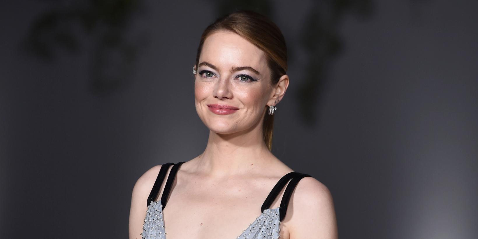 Emma Stone på Academy Museum galla i Los Angeles oktober 2022